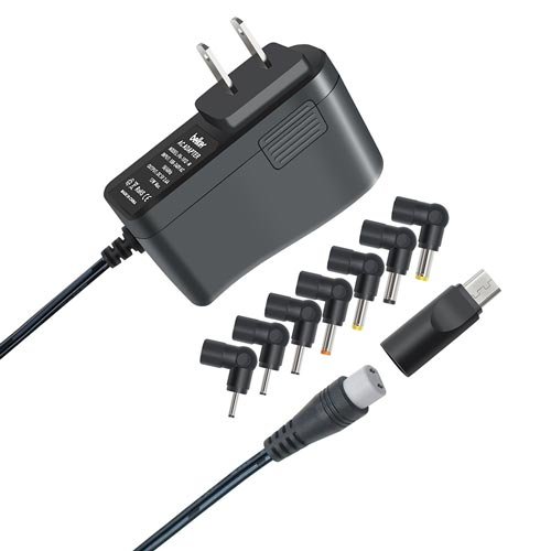 image for Belker 5V 2A-2.1A-2.4A Multi Tip Switching Replacement Power Adapter W