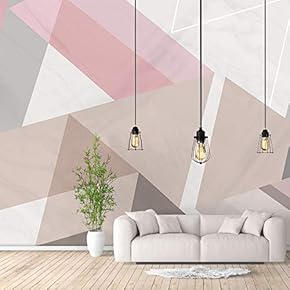 Wall Murals for Bedroom Abstract Geometric Theme Removable Wallpaper Peel and Stick Wall Stickers - 66x96 inches