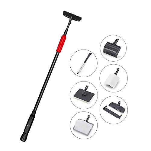 Upettools Cleaning Tools, 6 In 1 Aquarium Cleaning Kit Adjustable Long Handle Fish Tank Cleaning Set