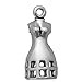 Corinna-Maria 925 Sterling Silver Sewing Mannequin Dress Form Charm