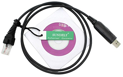 SUNDELY USB Programming Cable for Motorola Mobile Radio CM200 PM400 GR400 MCX600 (122-107-0)