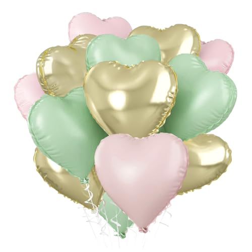 Light Gold Baby Pink and White