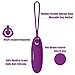 Uluvit Massager Power Vibration Rechargeable Waterproof Silicone Mini Pocket Massager Multi-Speed 7 Frequency
