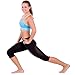 Zensah High Waisted Capris - Women's Compression 3/4 Tights, High Rise Compression Pants, Athletic, Running, Fitness, Workout