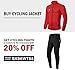 Przewalski Cycling Bike Jackets for Men Winter Thermal Running Jacket Windproof Breathable Reflective Softshell Windbreaker