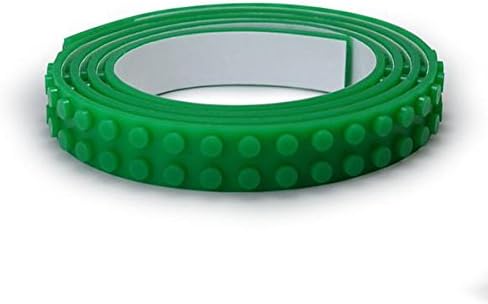 Lego Tape for Building, Building Blocks and Construction Toys, Legolini Tape, Green