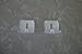 Alta and M&B New Style Snap In Metal Duette Brackets 1 Pair 3/8