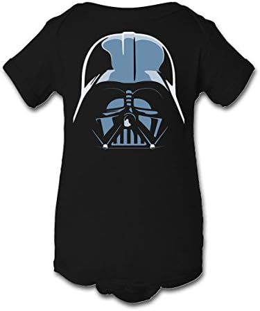 Tee Tee Monster Baby Boys'Darth Vader Inspired Onesie Newborn Black