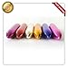 Multi-Speed Mini Electric Massager,Waterproof 10-Frequency Portable Bullet Massager (Gold)