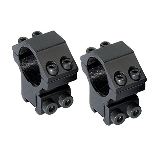 AccuShot Picatinny/Weaver Medium Profile 2-piece 1-inch Rings