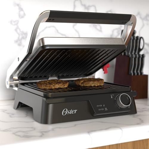 Grill Elétrico Multiuso Inox Oster 2 em 1-127V