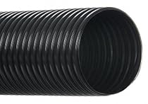 Hi-Tech Duravent J-11 Series Polyethylene Smooth Bore Duct Hose, Black, 2