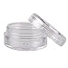 Goege 5 Gram New Empty Clear Portable Travelling Plastic Cosmetic Containers (50 pcs)