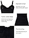 Septangle Bathing Suits for Women High Waist Plus Size Swim Dress Black Swimwear Skirts Swimsuits (US 12, Black)