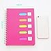 Korean Style Cute Notebook Pp Cover 110 Sheets 7 Colors 21.414.3cm