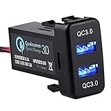 Cllena Dual USB Port 6.4A QC3.0 Quick Charger