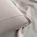 King Sheets by Pure Bamboo, Genuine 100% Organic Viscose Derived from Bamboo Bed Sheet Set, Luxuriously Soft & Cooling, Double Stitching, Lifetime Quality Promise (King, Silver Pearl)
