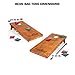 EastPoint Sports Full Size 4' x 2' Solid Wood Cornhole Game Set Bean Bag Toss - Features Storage Compartment, Carry Handle, and Return Ramp