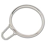 Children's Sterling Silver Baby Bangle Bracelet for Girls (1-3 years)