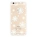iPhone 6 Case, iPhone 6S Cover,UZZO iPhone 6/6S Ultra Slim TPU Transparent Clear Case Bumper,Girls Lovely Design Silicone Crystal Clear Case Gel Cover for Apple iPhone 6/6S (Christmas Snowflake)