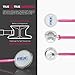 MDF Instruments, MD One Stainless Steel Stethoscope, Adult, Fuschia Tube, Silver Chestpieces-Headset, MDF77732