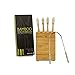 Bamboo Toothbrush | Kids And Adults | Soft Reliable Bristles | Tongue Scraper Included | Natural / Biodegradable / Eco Friendly | 4 Pack Set | Travel | Can Use With Charcoal