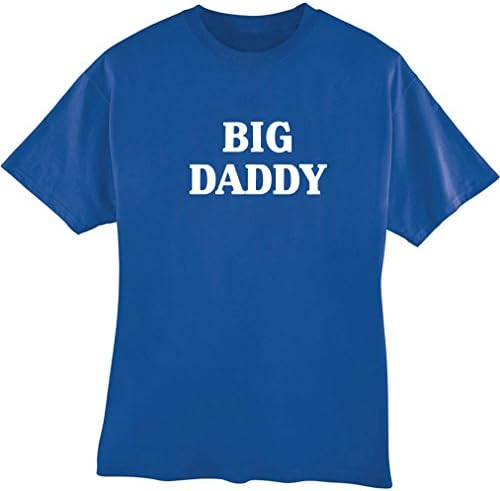 Awesome Graphics Big Daddy Adult Tee Shirt (X-Large,Blue) [Apparel]