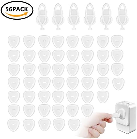 Plug Covers-Electric Plug Protectors-Child Proof Electrical Protector Safety Caps(50plugs 6keys)