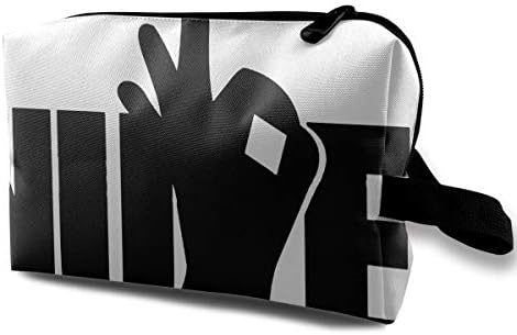 Nupe Kappa Alpha Psi Ok Hand Gesture Cosmetic Travel Bags with Quality Zipper Large Makeup Bag 1769M