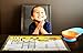Disposable Placemats for Kids Babies Children Toddlers- 50 Count 4 Adhesive Sticky Sides Construction Party Supplies