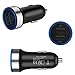 Car Charger 2.1A [2-Pack] Dual USB in-Car Charger Adapter Quick Car Charger iPhone X 8/7/6 Plus SE/5S/4S,iPad, iPod, Samsung Galaxy S9/S8/S7/S6/S5 Edge,LG,HTC,Huawei,Moto,Kindle More (Black)
