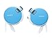 Sony Clip-on Stereo Headphones with Retractable | MDR-Q38LW L Blue(Japan Import)