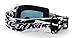 NENKI Youth Motocross MX ATV Goggles For Motorcycle Dirt Bike Offroad Ski Snowboard with Anti Fog and 100% UV Protection Lens NK-1018 (Techline White)