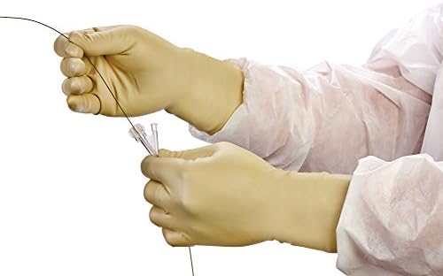 RadiaXon Radiation Resistant Latex Gloves, Size 9.0, 5 pairs per box