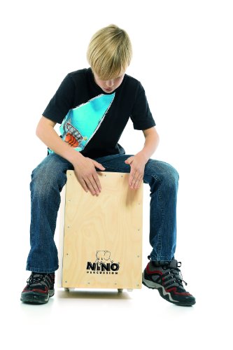 Nino Percussion NINO952 17.75-Inch Birch Cajon, Natural Finish