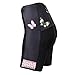 Paladin Women's Mountain Bike Pants with Inner Padded Butterfly Pattern Black Cycling Shorts Size L