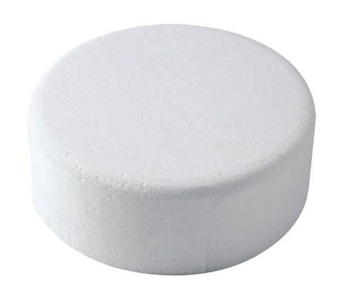 Round bevelled cake dummy 6'' x 5'' high