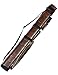 Iszy Billiards 3x6 Hard Pool Cue Stick Carrying Case, Brown