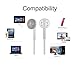 2 Pack Earphones, Headphones with Stereo Mic for iPhone 6S, iPhone 6, iPhone 6 Plus, iPhone Se, iPhone 5s 5c 5, iPad / iPod Galaxy