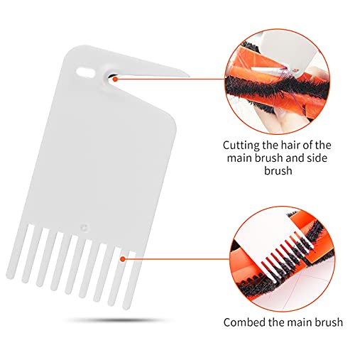 Vecukty Ricambi Kit per Roborock S50 S55 S6 S5 Max Mijia Robot, Accessori con 1 Spazzola Principale, 4 Spazzole Laterali, 4 Filtri HEPA e 2 Mop