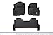 MAX LINER A0246/B0298 Custom Floor Mats 2 Liner Set Black for 2017-2019 Ford F-250/F-350 Super Duty Crew Cab with 1st Row Bench Seat