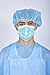 Disposable Face Masks with Surgical Earloops - High Quality 3-Layer Protection, Hypoallergenic, 50 Count Mouth Mask for Indoor/Outdoor Use That Filters Out Dust, Pollen, and Bacteria