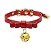 Handmade Cosplay Lolita Kitty Bell Collar Leather Bow Choker Necklace