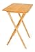 BIRDROCK HOME Bamboo Foldable TV Dinner Table - Easy Storage - Fully Assembled - Lightweight - Sustainable Material