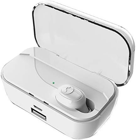 Fayeille Bluetooth Earphones, LCD Indicator Wireless Sport Earbuds Noise Cancelllation Earphones with Portable Waterproof Charging Case