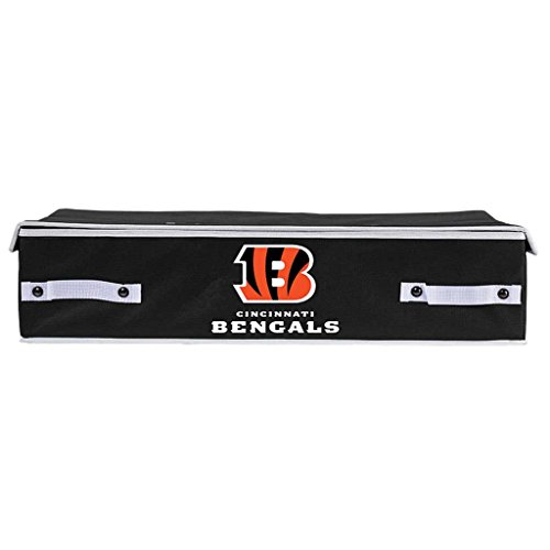 Franklin Sports NFL Cincinnati Bengals Under The Bed Storage Bins - Large