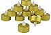 Samyo Set of 24 Led Battery Flameless Votive Tealight Candle Lighting for Wedding Christmas Centerpieces Party Decoration (Gold Glitter)
