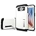 Spigen Slim Armor Galaxy S6 Case with Air Cushion Technology and Kickstand for Galaxy S6 2015 - Shimmery White
