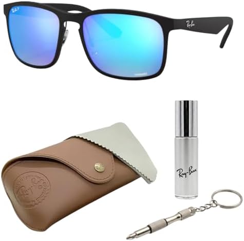 Amazon.com: Ray-Ban RB4330CH Square Shape Polarized Sunglasses for