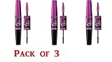 Maybelline New York The Falsies Big Eyes Washable Mascara, 207 Rebel Black (Pack of 3)